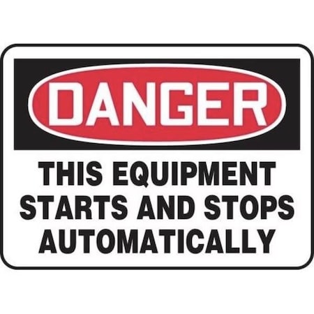Accuform OSHA DANGER SAFETY SIGNTHIS FRMEQM087XP FRMEQM087XP